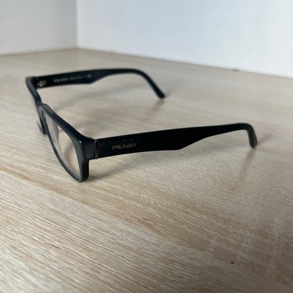 Prada VPR16M TV4-1O1 Eyeglasses Gray Square Frames READ 53-16-140 - Picture 3 of 11